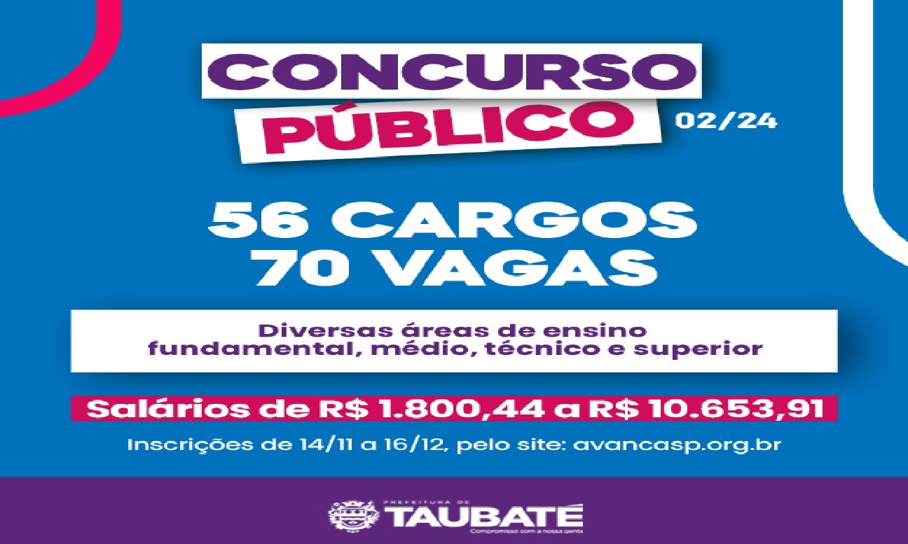 prefeitura-de-taubate-abre-inscricoes-para-mais-de-70-vagas-em-concursos-publicos