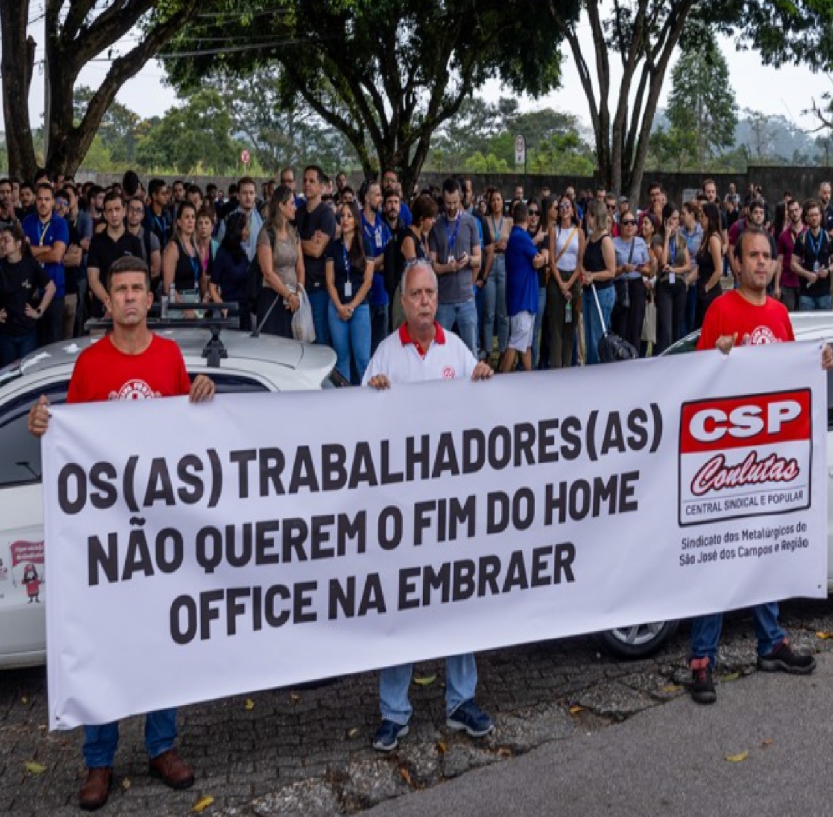 trabalhadores-da-embraer-rejeitam-retorno-obrigatorio-ao-presencial-e-cobram-negociacao