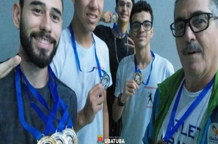 badminton-de-ubatuba-conquista-sete-medalhas-em-competicao-regional