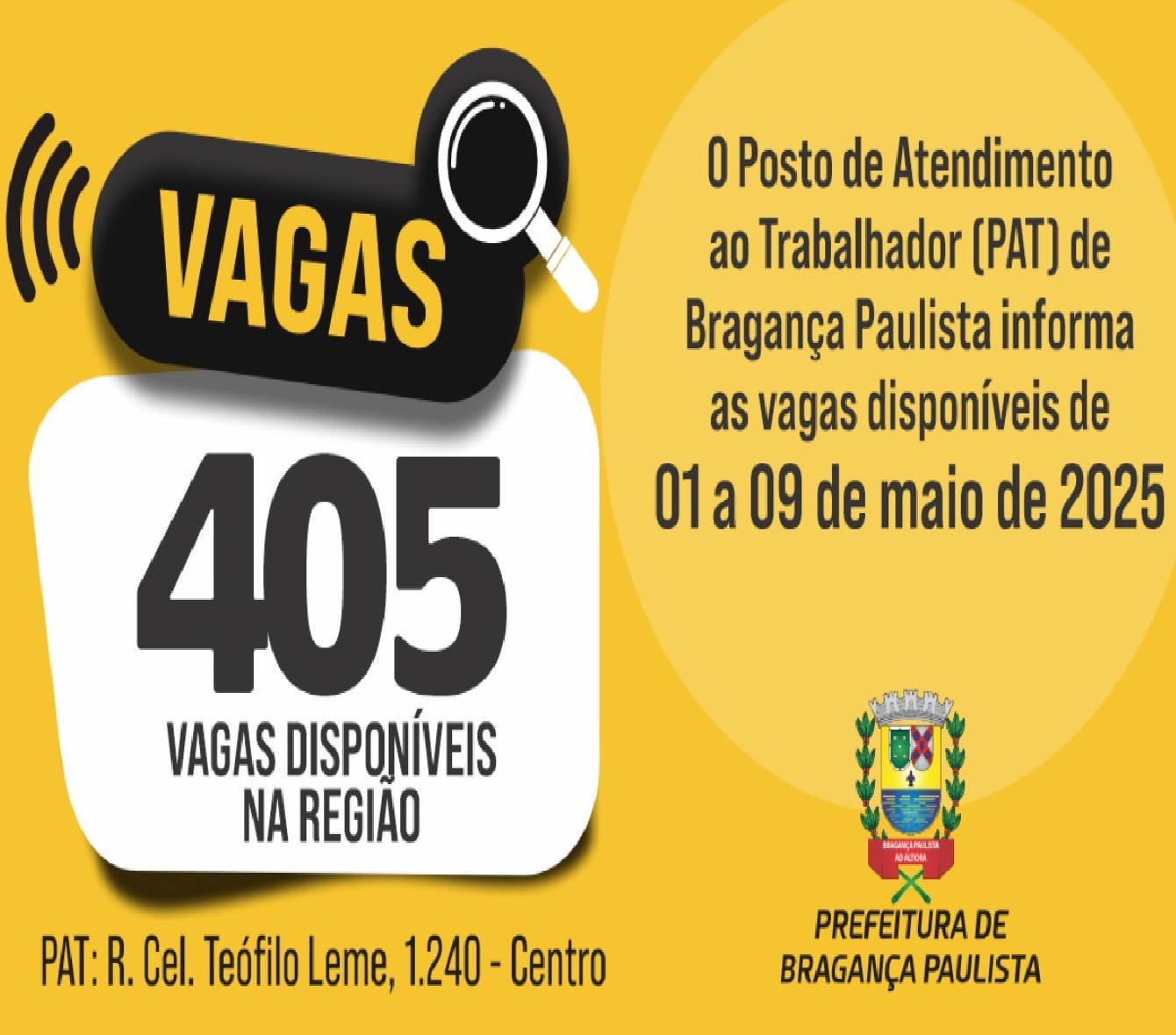 braganca-paulista-tem-405-vagas-de-emprego-disponiveis-no-pat-nesta-semana