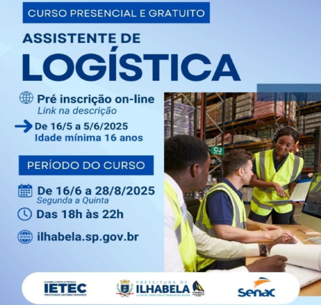ilhabela-abre-pre-inscricoes-para-curso-gratuito-de-assistente-de-logistica-com-160h-de-formacao