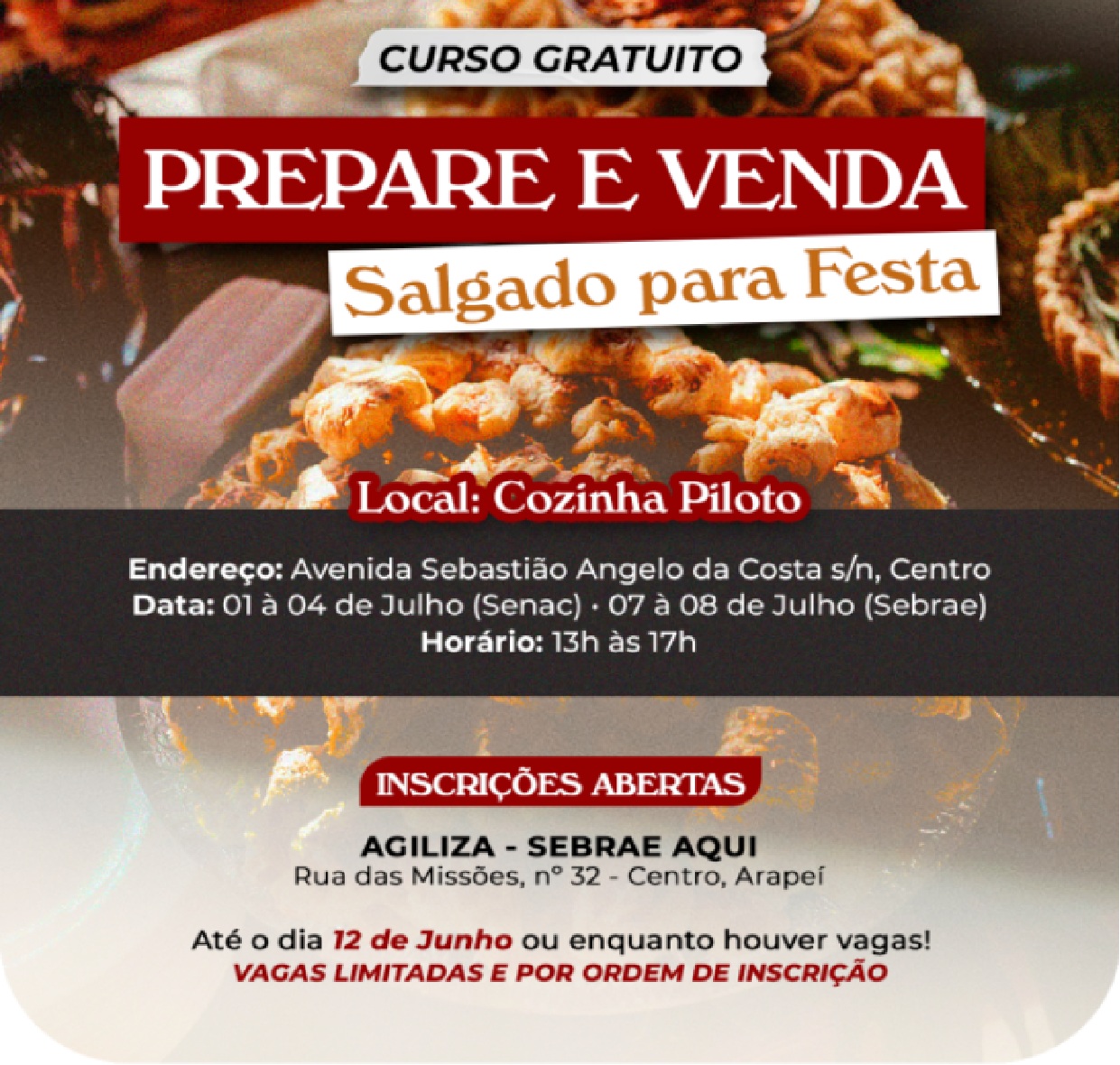 arapei-oferece-curso-gratuito-para-quem-deseja-lucrar-com-venda-de-salgados