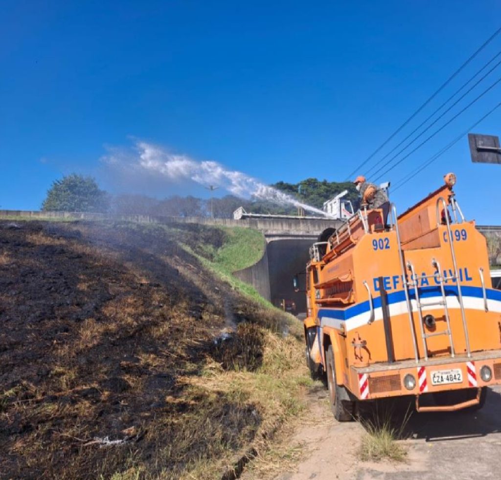 defesa-civil-de-taubate-controla-incendio-as-margens-da-dutra