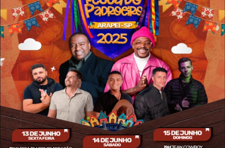 festa-do-padroeiro-agita-arapei-com-shows-fe-e-programacao-especial-de-13-a-15-de-junho
