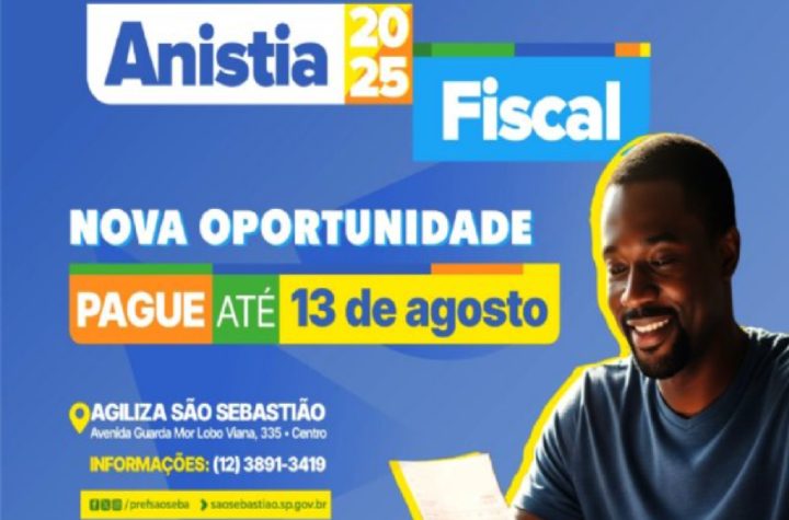sao-sebastiao-prorroga-anistia-fiscal-ate-13-de-agosto-com-ate-100-de-desconto-em-juros-e-multa