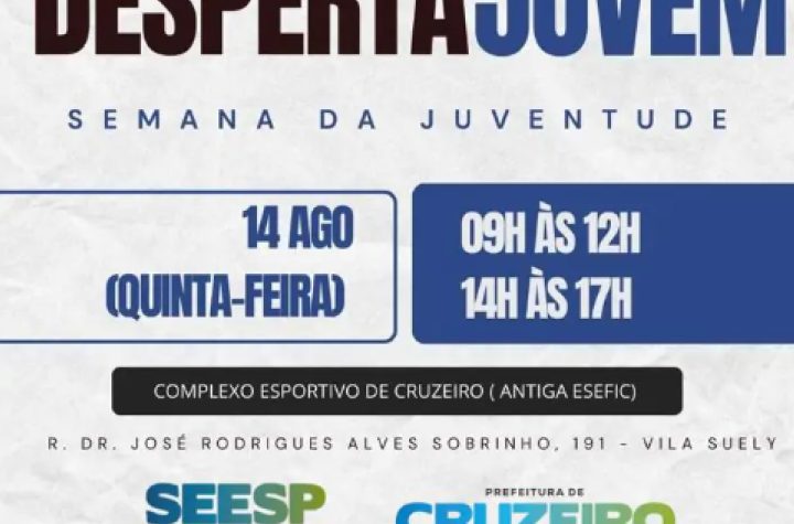 Prefeitura de Cruzeiro realiza 1ª edição do Desperta Jovem para promover emprego e capacitação