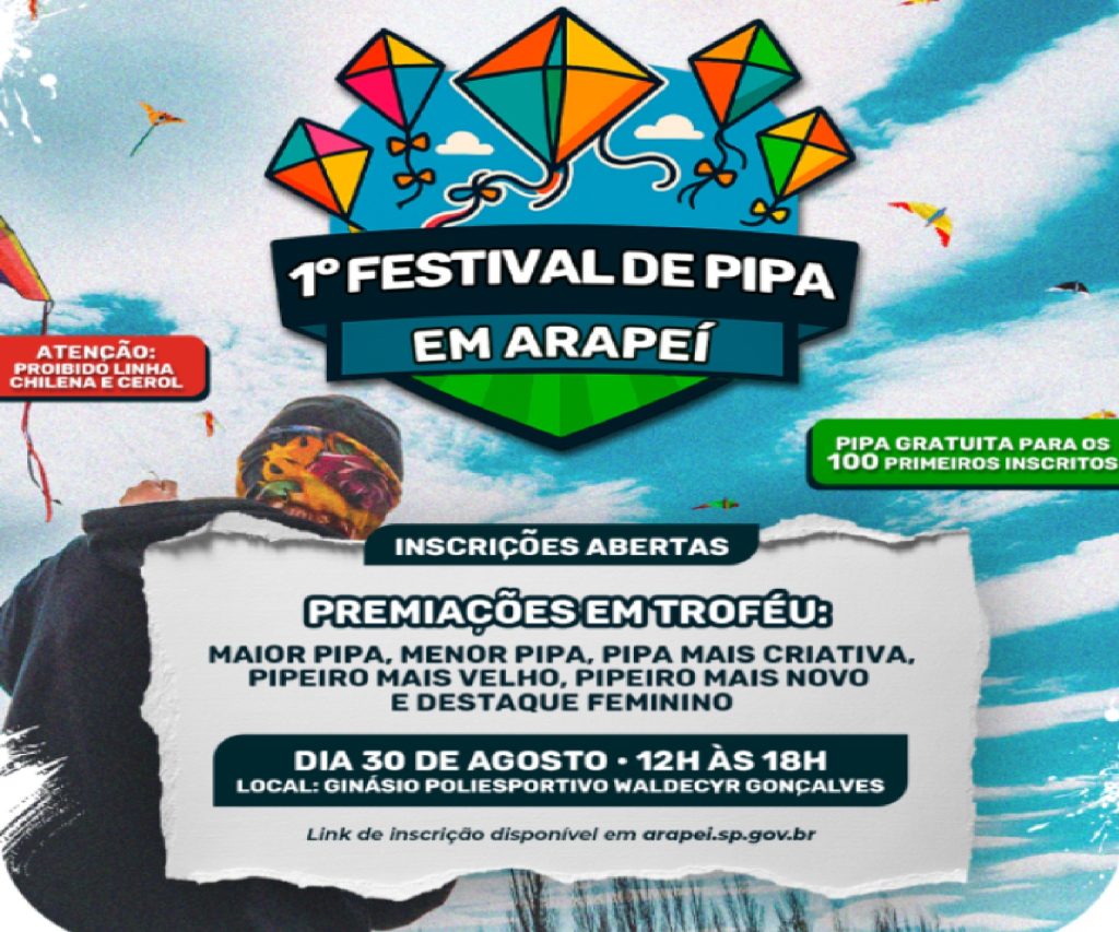 arapei-realiza-1o-festival-de-pipa-em-agosto-com-distribuicao-gratuita-para-inscritos