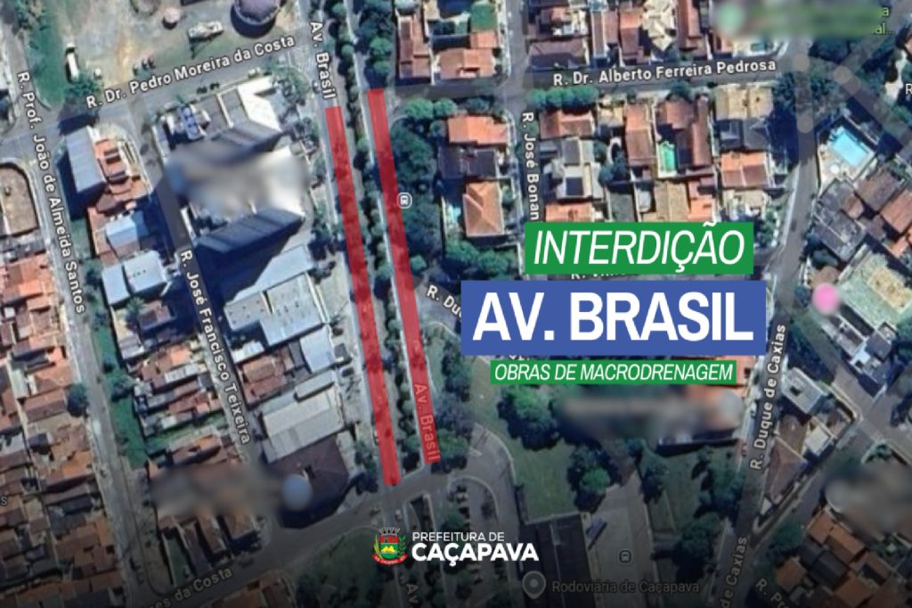 cacapava-inicia-nova-fase-de-interdicoes-na-av-brasil-por-obras-de-macrodrenagem