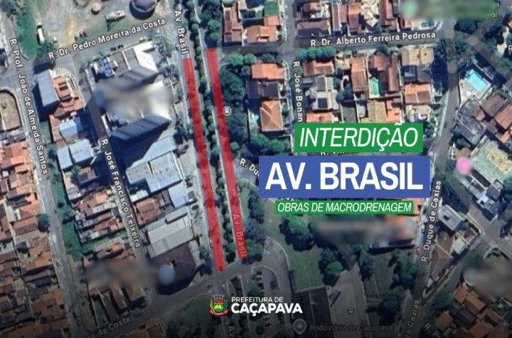cacapava-inicia-nova-fase-de-interdicoes-na-av-brasil-por-obras-de-macrodrenagem
