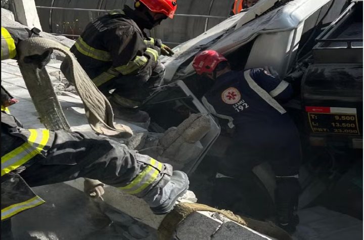 motorista-morre-apos-muro-desabar-sobre-caminhao-em-sao-sebastiao