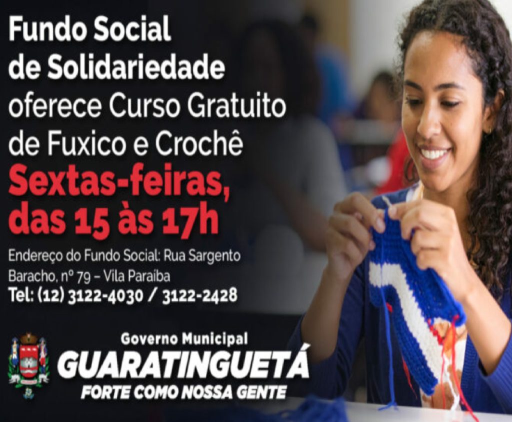 prefeitura-de-guaratingueta-oferece-curso-gratuito-de-fuxico-e-croche