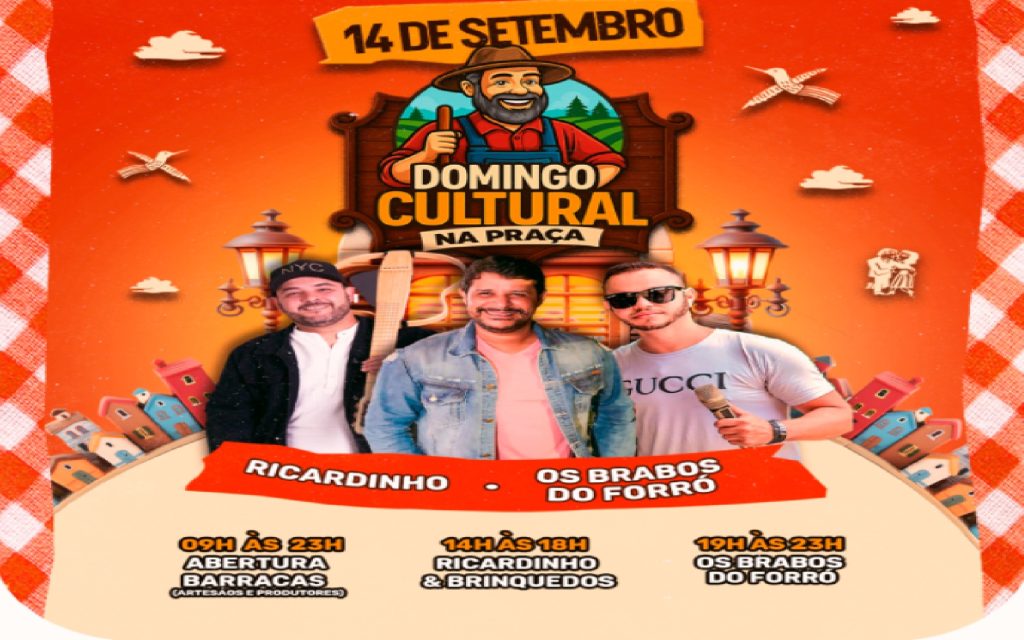 arapei-recebe-mais-uma-edicao-do-domingo-cultural-na-praca-com-musica-e-atracoes-para-toda-a-familia