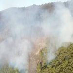 As equipes do Corpo de Bombeiros e de outros órgãos retomaram na manhã deste sábado (13) o combate ao incêndio que atinge uma área de preservação ambiental em Cruzeiro, no interior de São Paulo. Este é o 5º dia de combate às chamas na região.