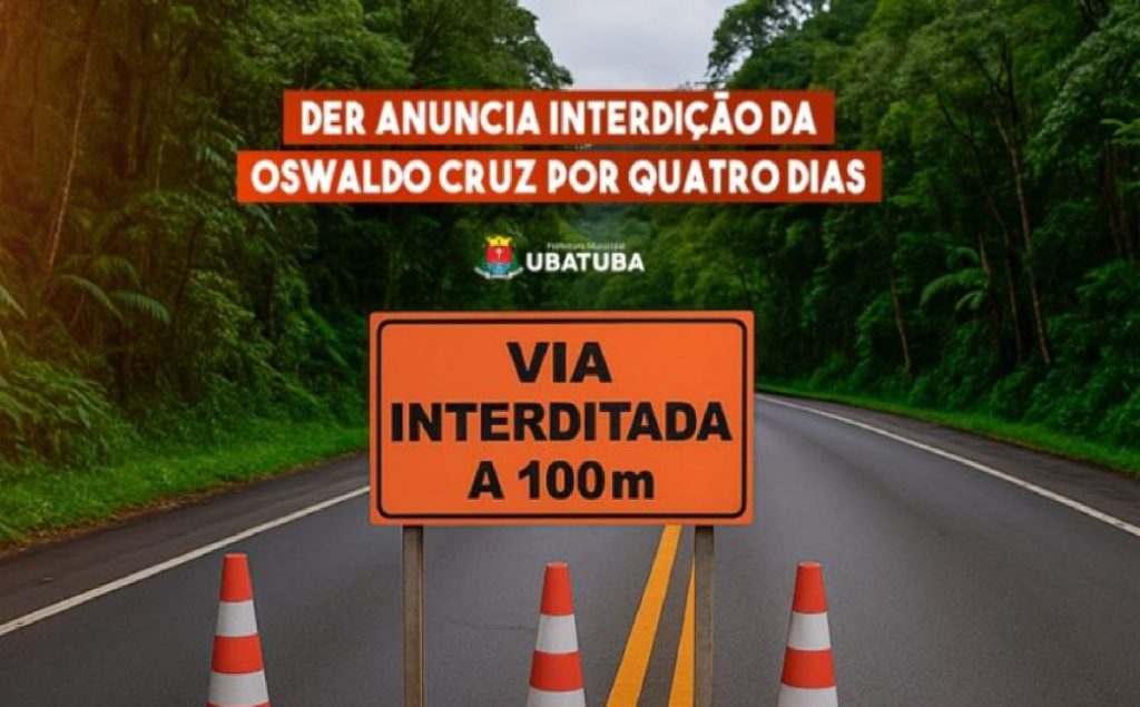 der-sp-anuncia-interdicao-da-rodovia-oswaldo-cruz-por-quatro-dias-em-ubatuba
