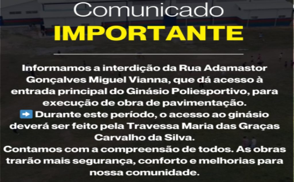 rua-de-arapei-e-interditada-para-obras-de-pavimentacao-proxima-ao-ginasio-poliesportivo