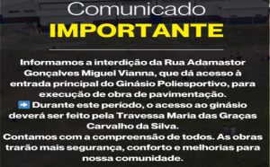 rua-de-arapei-e-interditada-para-obras-de-pavimentacao-proxima-ao-ginasio-poliesportivo