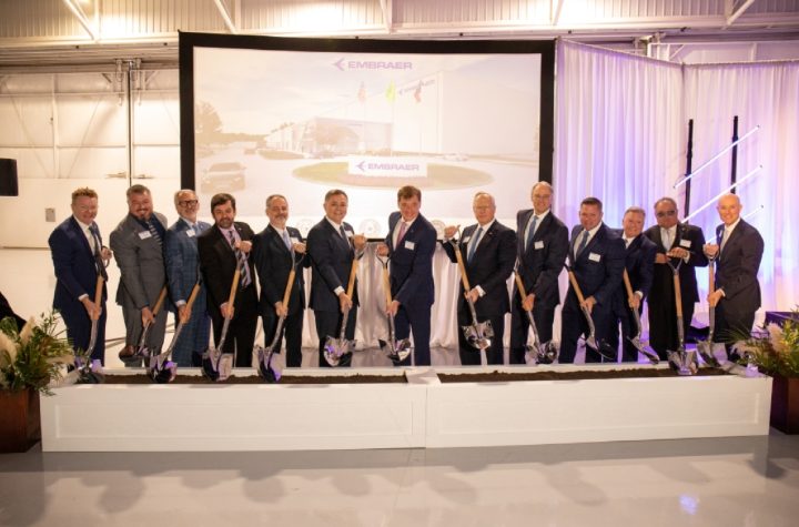 embraer-inicia-construcao-de-nova-unidade-de-manutencao-no-texas-reforcando-presenca-internacional