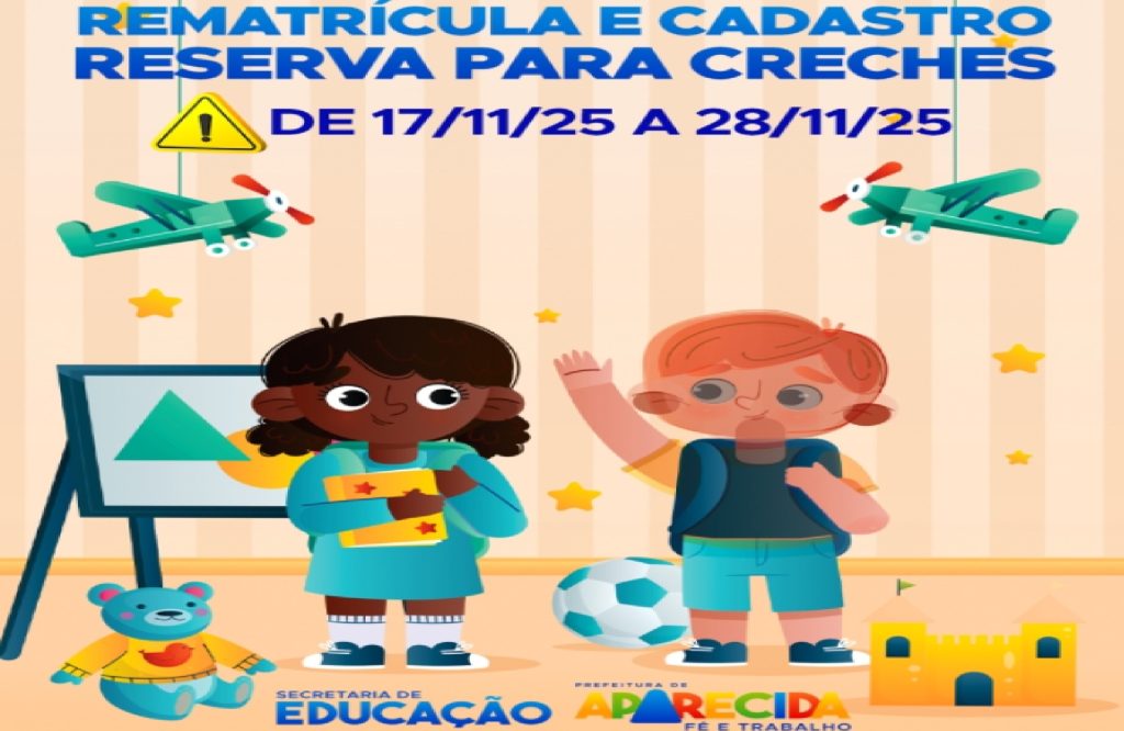 aparecida-abre-inscricoes-para-rematriculas-e-cadastro-reserva-em-creches-e-emeis