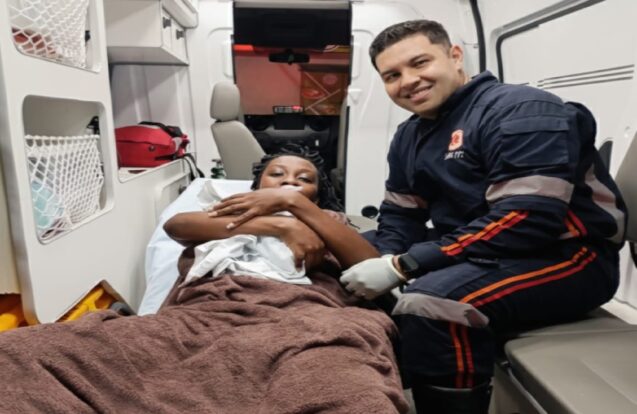 Bebê nasce em casa e é atendido pelo SAMU em Lorena