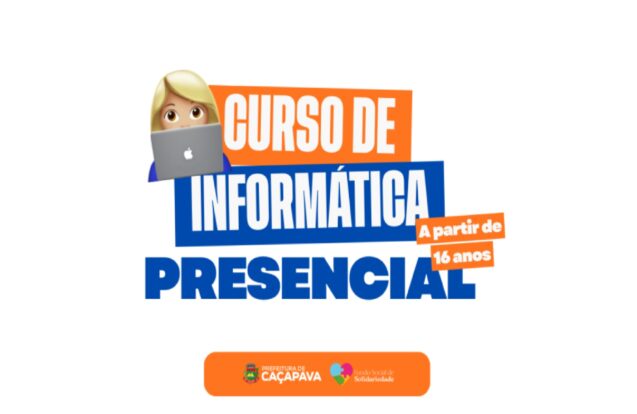 Caçapava abre inscrições para curso gratuito de informática