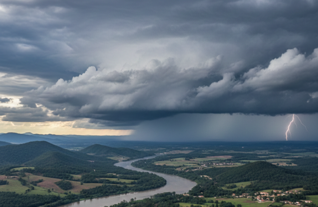 Defesa Civil renova alerta de chuvas fortes no Vale e Litoral Norte até segunda-feira