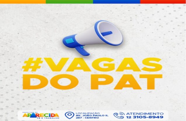 PAT de Aparecida abre vagas em comércio, hotelaria e até engenharia