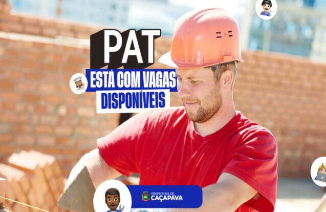 PAT de Caçapava abre semana com dezenas de vagas de emprego