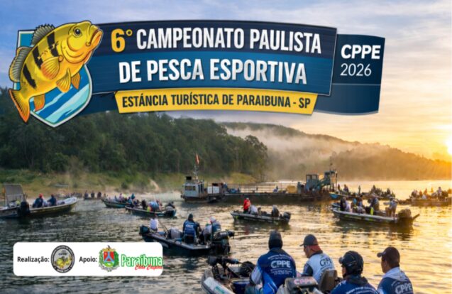 Paraibuna recebe neste sábado o Campeonato Paulista de Pesca Esportiva