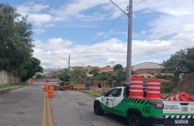 Trecho de avenida em Taubaté é interditado para obras no bairro Estiva
