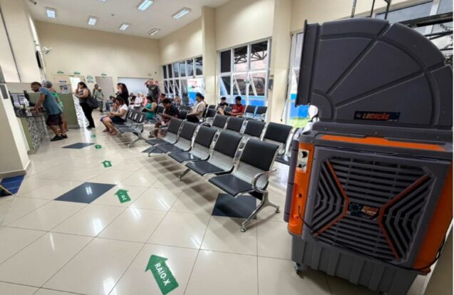 Unidades de saúde de São José recebem climatizadores para enfrentar o calor
