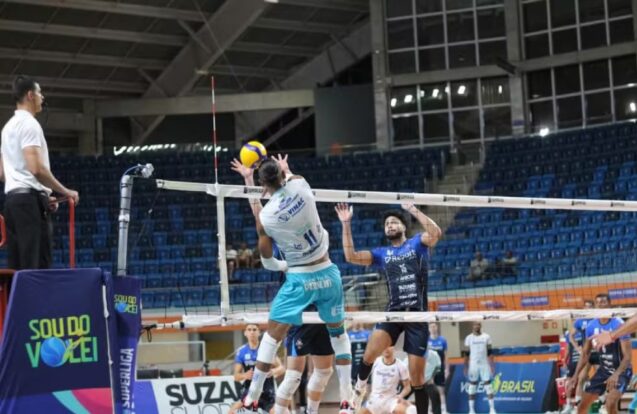 Vôlei São José vence clássico regional, mas segue na zona de rebaixamento