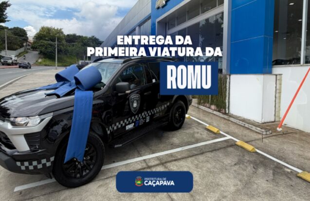 Caçapava entrega primeira viatura da ROMU e reforça segurança nas ruas