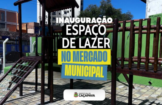 Caçapava inaugura espaço de lazer no Mercado Municipal