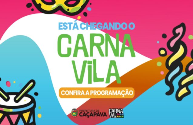 Carnavila 2026 terá programação gratuita na Vila Menino Jesus em Caçapava