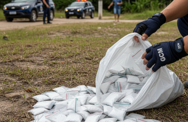 Guarda Civil apreende mais de 1,3 mil porções de droga em Caraguatatuba