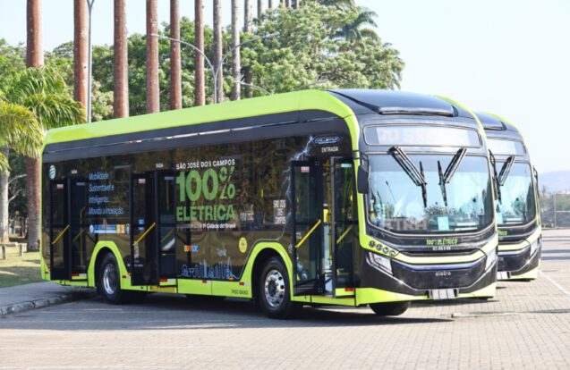 Linha 325 Bosque dos Ipês–Jardim Satélite passa a usar ônibus elétricos em São José