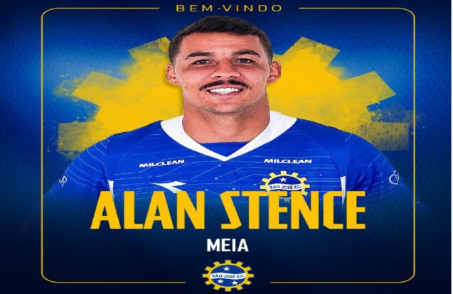 Meia Alan Stence é o novo reforço do São José para o Paulistão A2