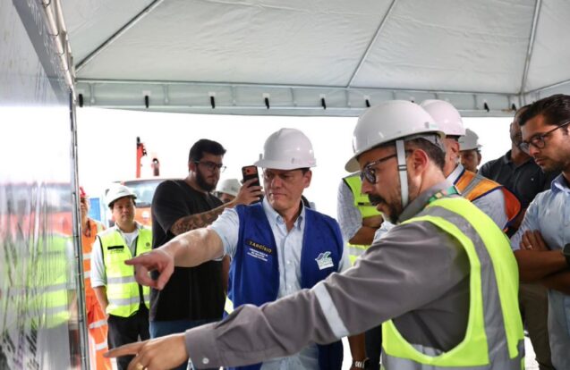 Novo acesso ao Porto de São Sebastião chega a 92% e tira caminhões do centro