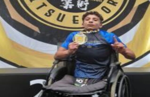 Para-atleta de Pindamonhangaba conquista título mundial de Jiu-Jitsu