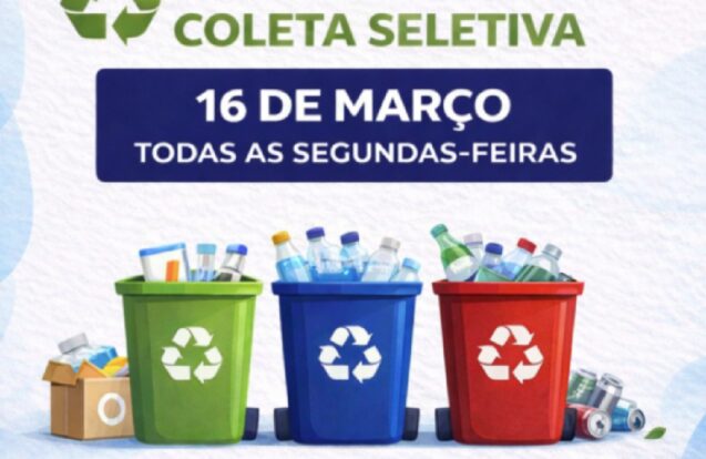 Arapeí inicia coleta seletiva nesta segunda-feira