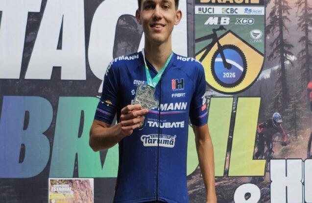Ciclista de Taubaté conquista prata na Taça Brasil de Mountain Bike