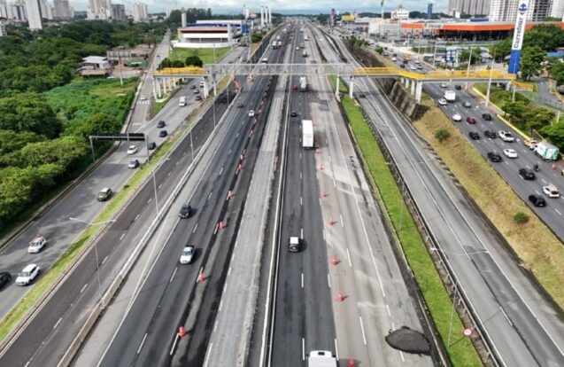 Novo trecho de pista marginal da Dutra é liberado em São José dos Campos