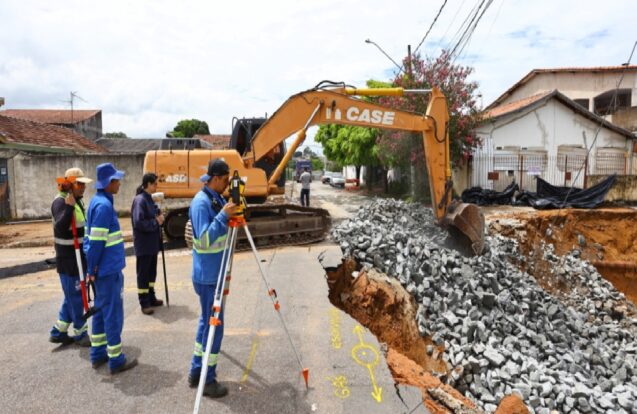São José abre licitação para obra após rompimento de galeria no Jardim Imperial