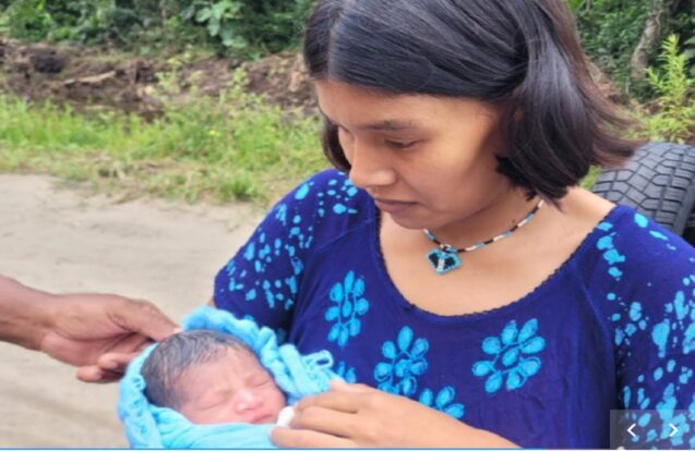 São Sebastião resgata mãe e bebê em aldeia alagada na Costa Sul