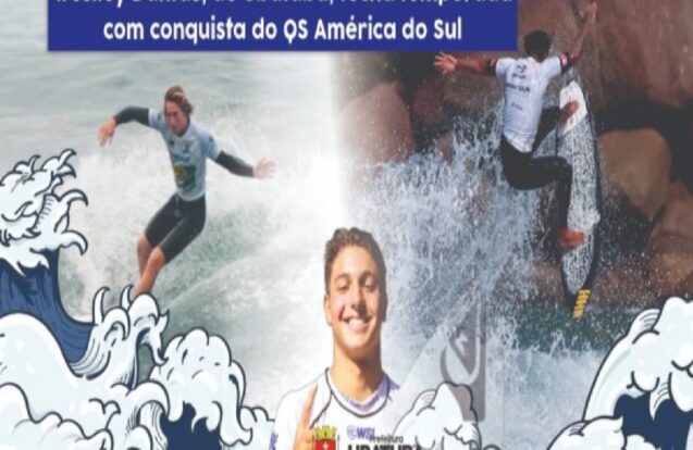 Surfista de Ubatuba conquista título sul-americano e garante vaga mundial