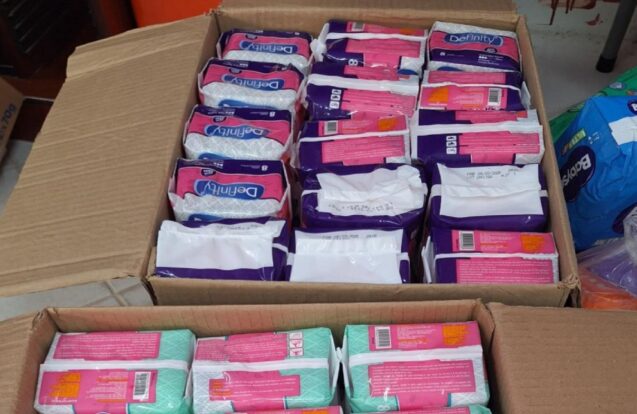 Taubaté arrecada absorventes em campanha de dignidade menstrual no Mês da Mulher