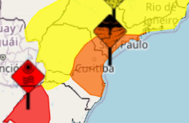 🚨 Vale do Paraíba tem alerta de chuva intensa e risco de tempestade nesta terça (31)