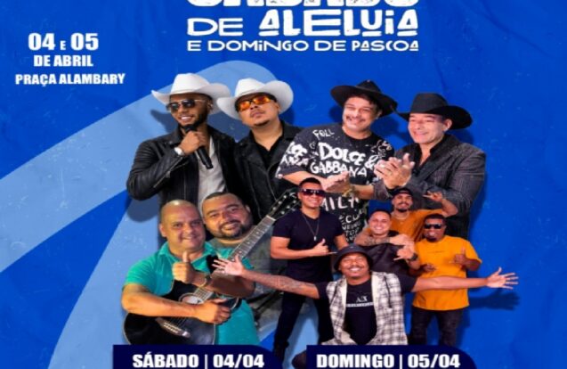 Arapeí terá shows e programação especial no feriado de Páscoa