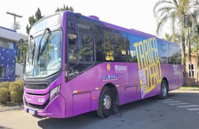 Bragança Paulista tem ônibus gratuito fora do horário de pico a partir deste domingo