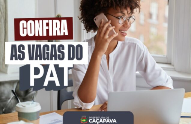 Caçapava tem novas vagas de emprego disponíveis no PAT